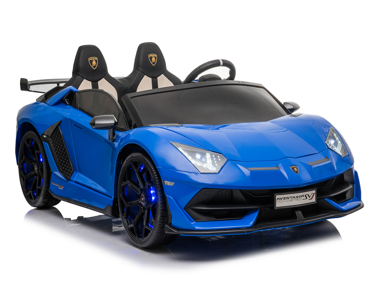 Magic Cars 2 Seater Lamborghini Aventador RC Ride On Car For Children Wireless Parental Control