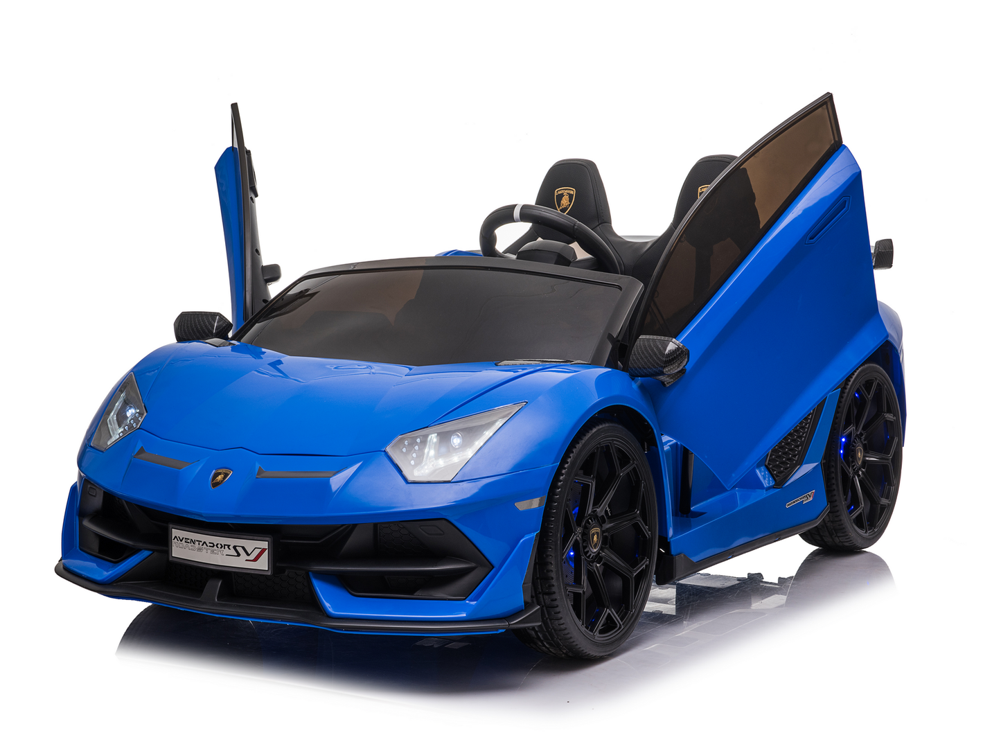 Magic Cars 2 Seater Lamborghini Aventador RC Ride On Car For Children Wireless Parental Control