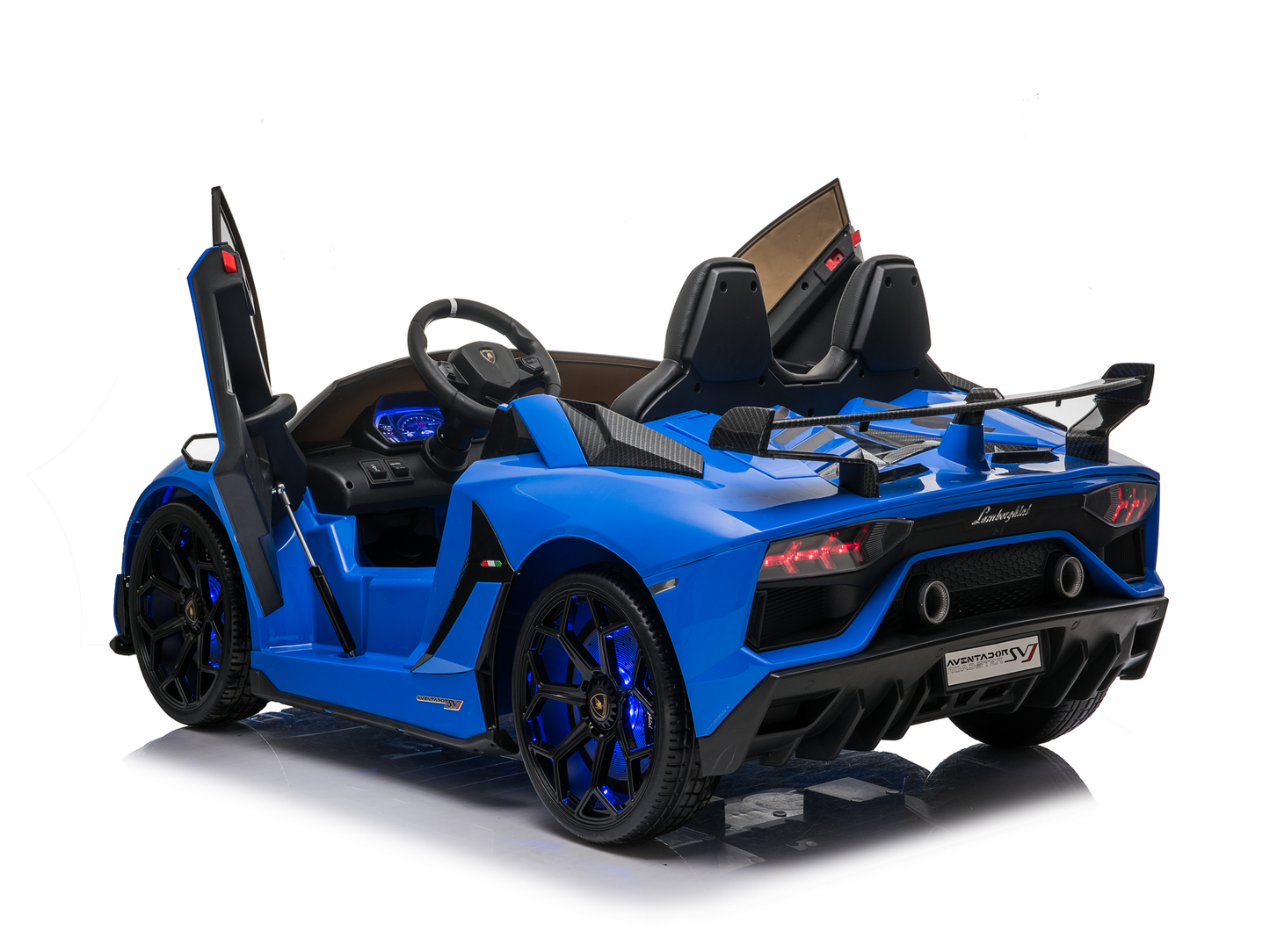 Magic Cars 2 Seater Lamborghini Aventador RC Ride On Car For Children Wireless Parental Control