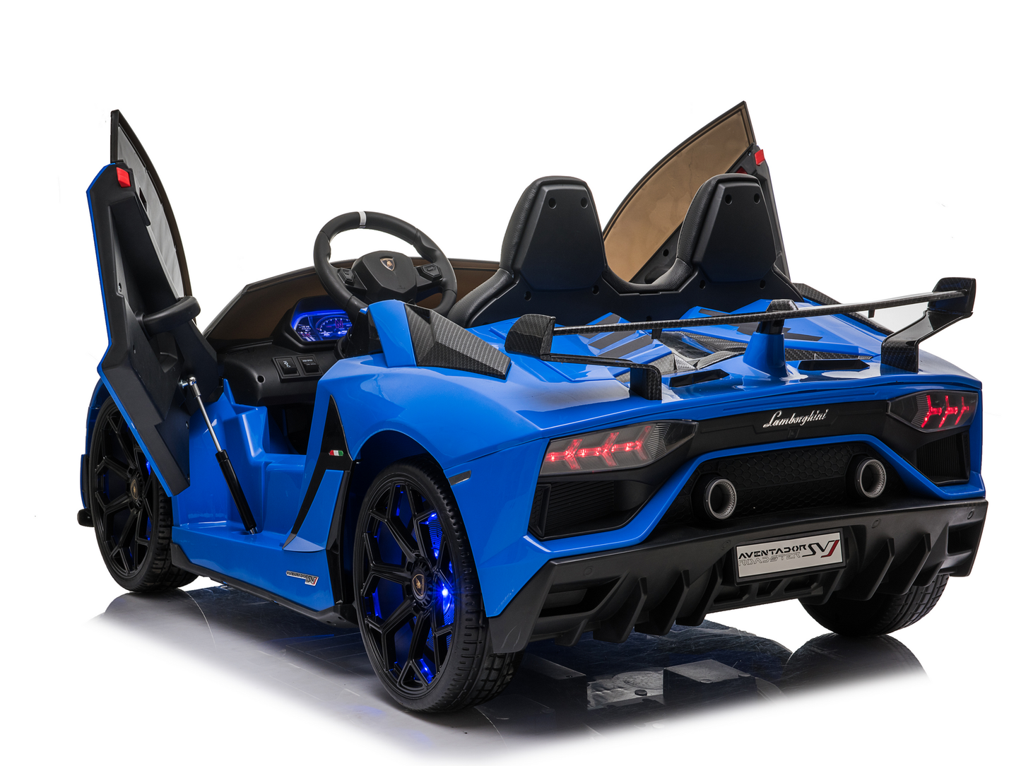 Magic Cars 2 Seater Lamborghini Aventador RC Ride On Car For Children Wireless Parental Control