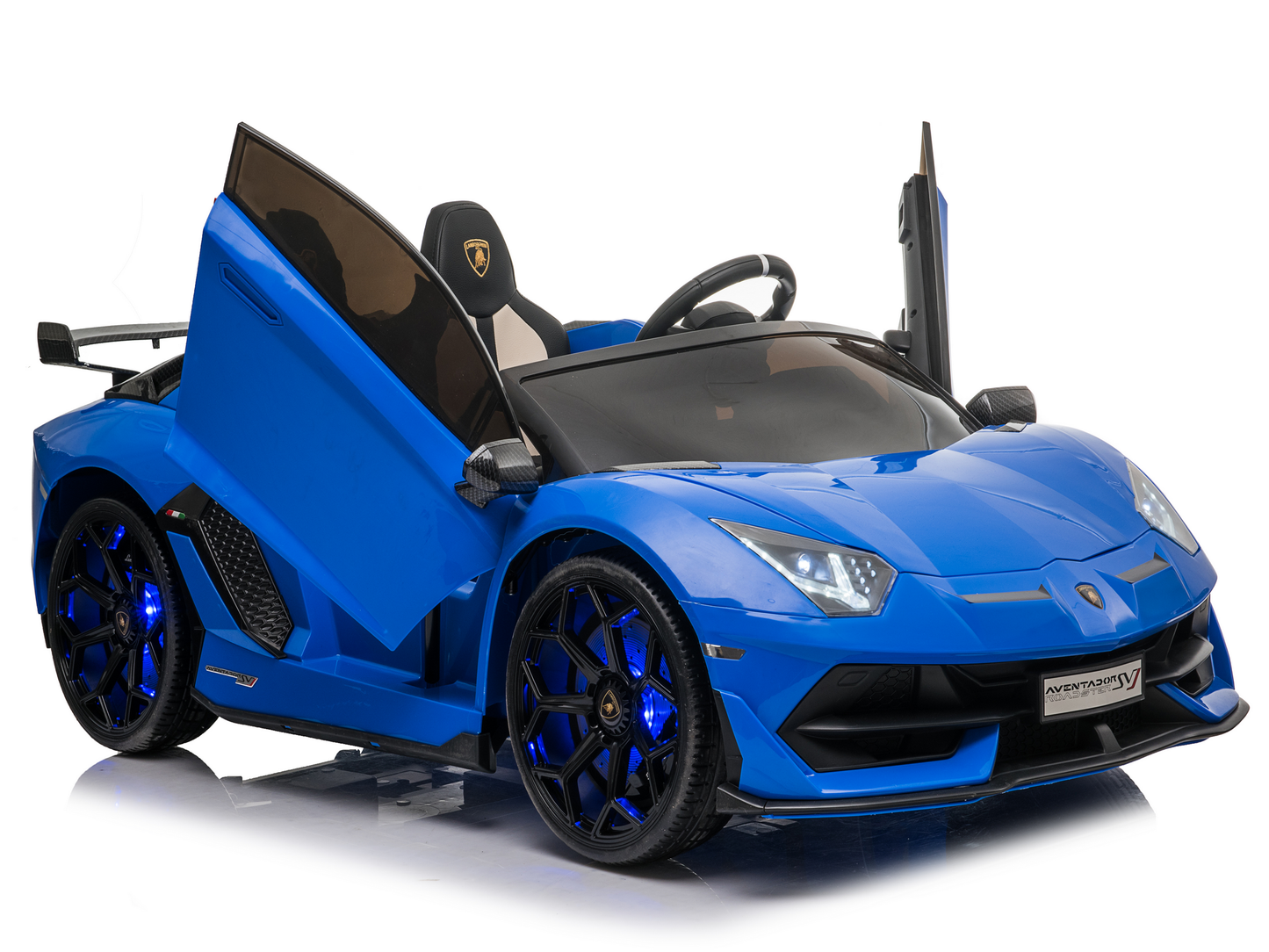 Magic Cars 2 Seater Lamborghini Aventador RC Ride On Car For Children Wireless Parental Control