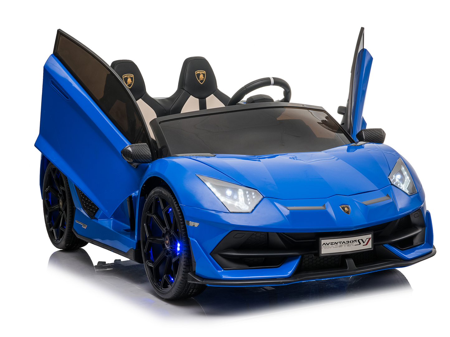 Magic Cars 2 Seater Lamborghini Aventador RC Ride On Car For Children Wireless Parental Control