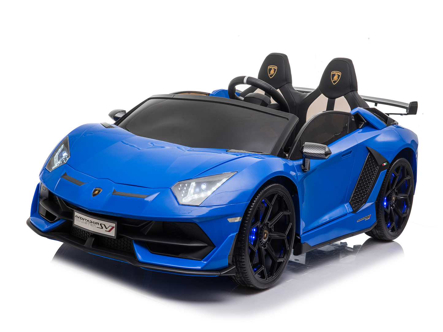 Magic Cars 2 Seater Lamborghini Aventador RC Ride On Car For Children Wireless Parental Control