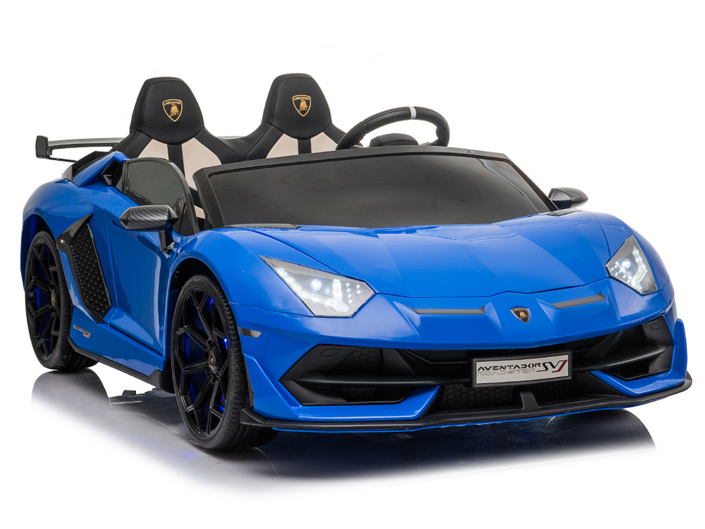 Magic Cars 2 Seater Lamborghini Aventador RC Ride On Car For Children Wireless Parental Control