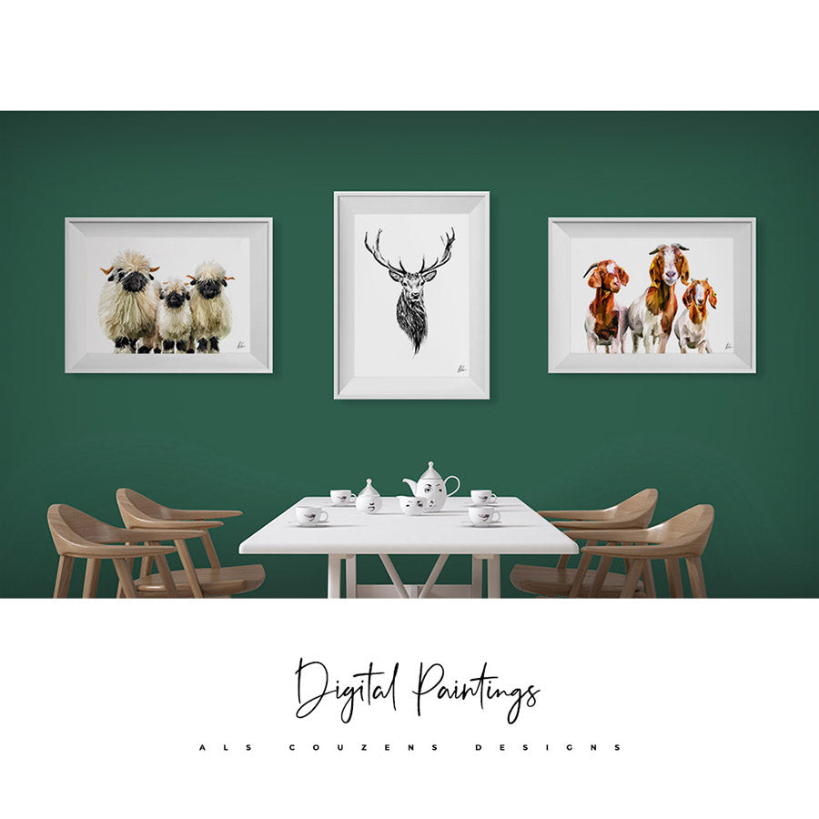 Boer Goats trio