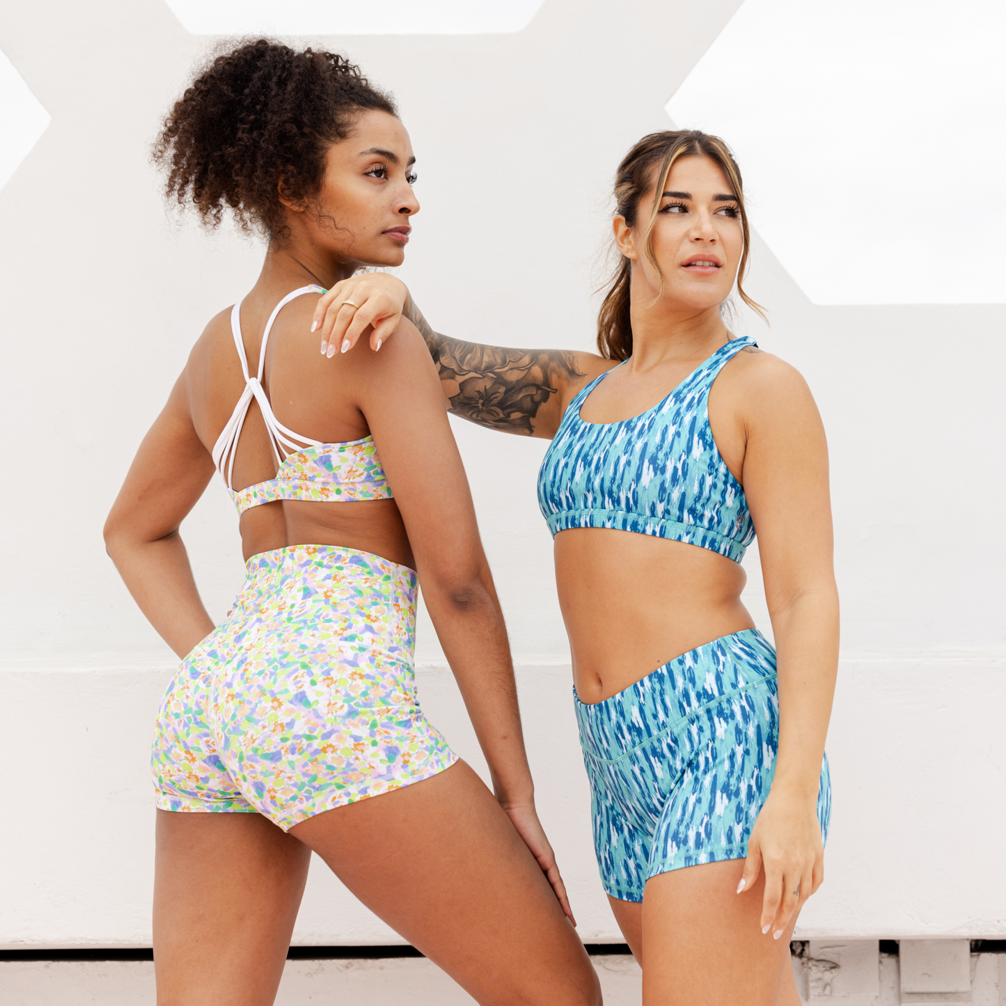 New Heights Booty Short Set (Garden Therapy)