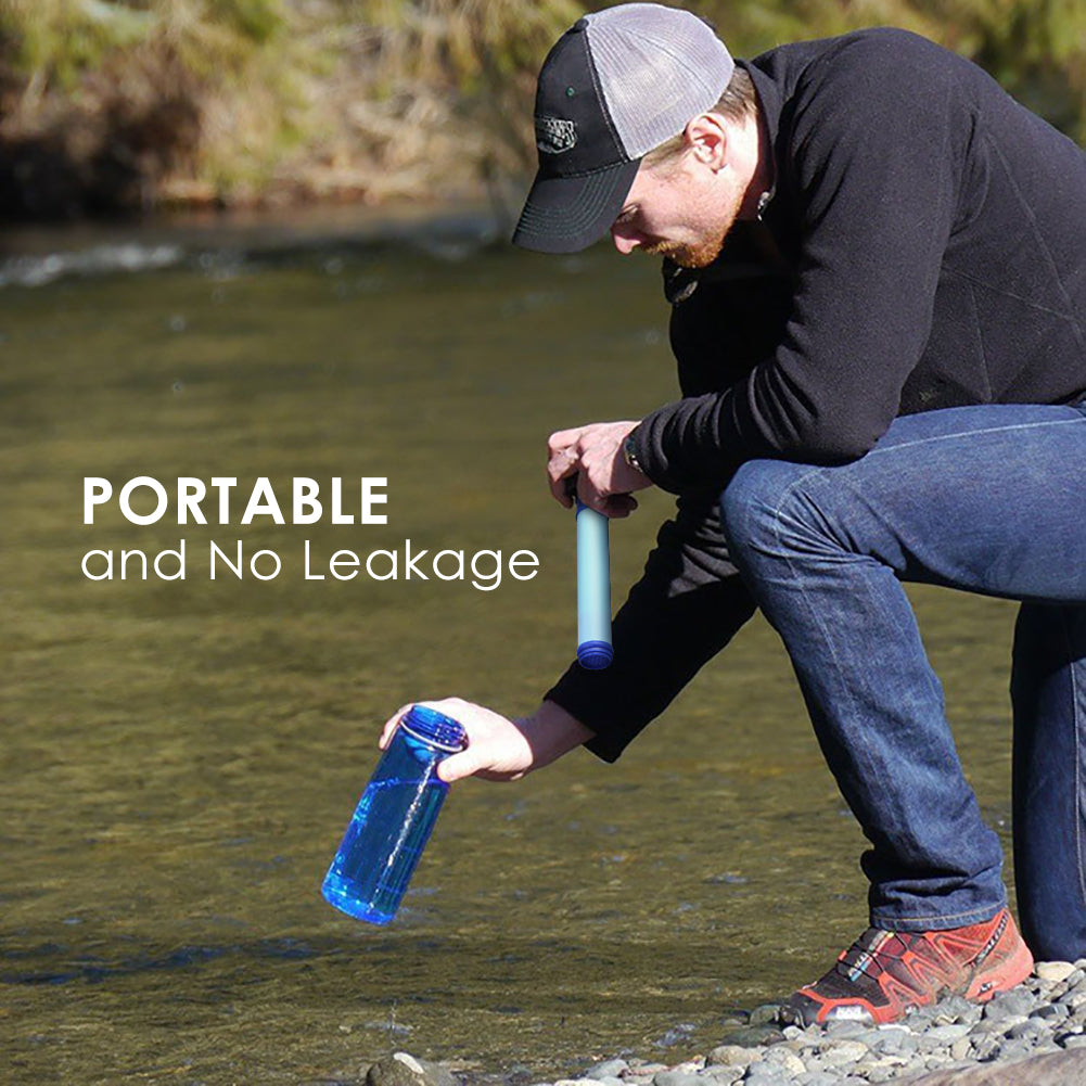 Go Water Filter Bottle  650ml (Blue)