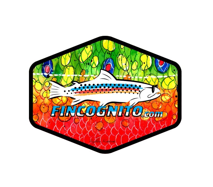 Brook Trout2 Fish Print Patterned Straw Sun Hat