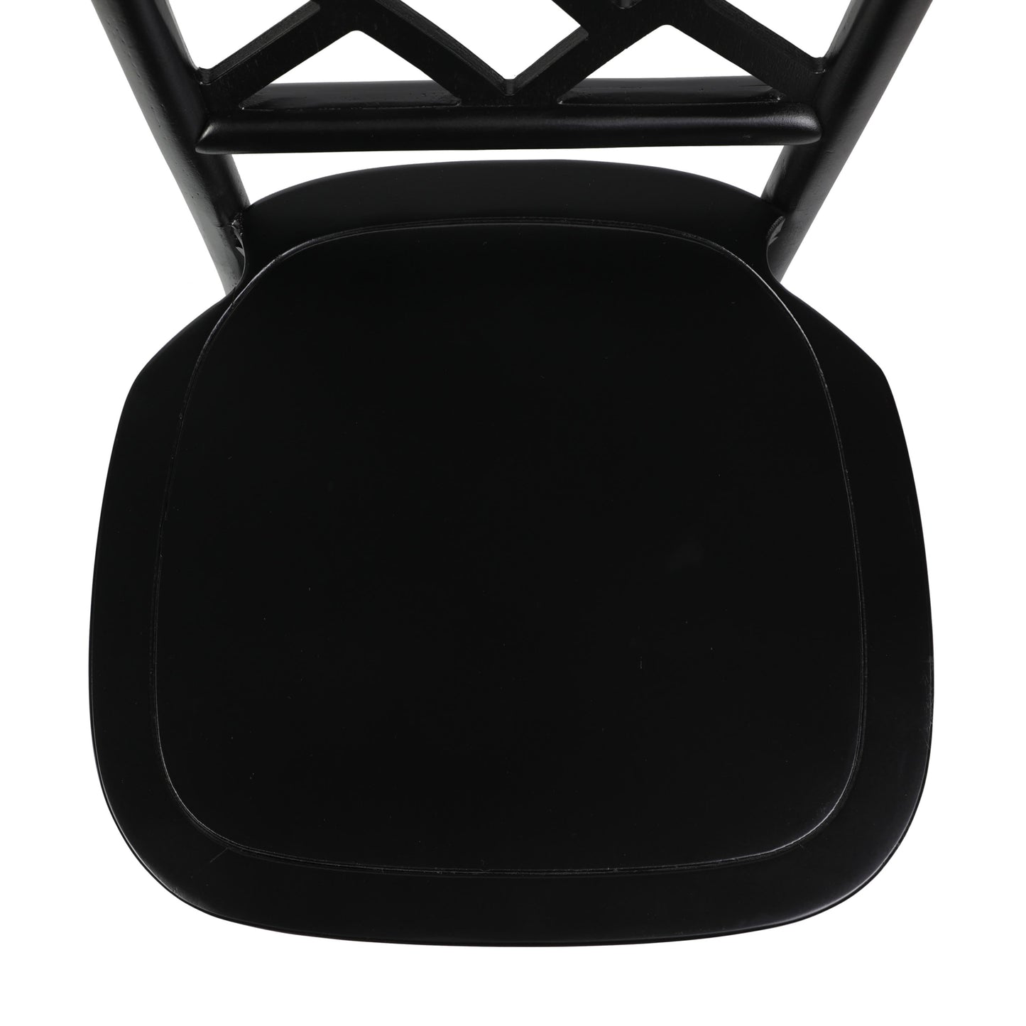 Brooklyn Commercial Grade Solid Wood Stackable Dining Chair with Intricate Back Detail