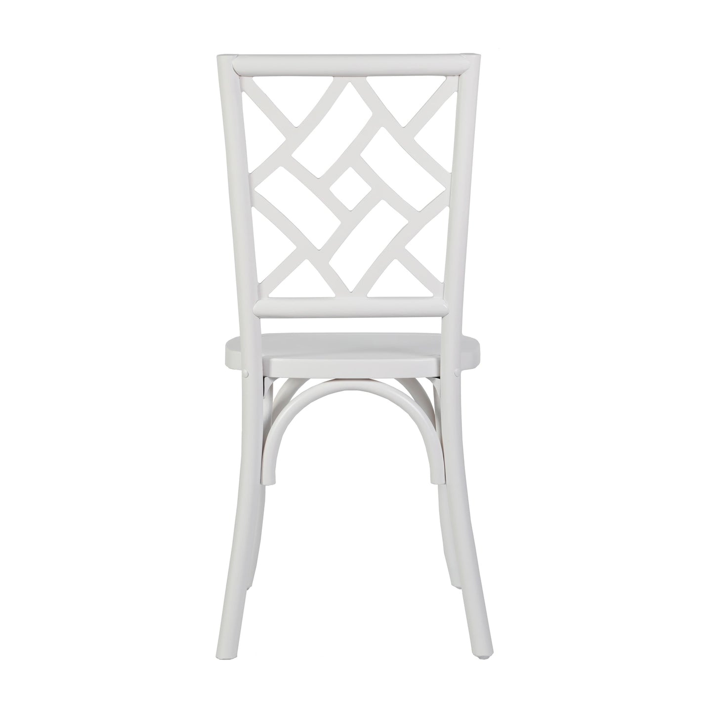Brooklyn Commercial Grade Solid Wood Stackable Dining Chair with Intricate Back Detail