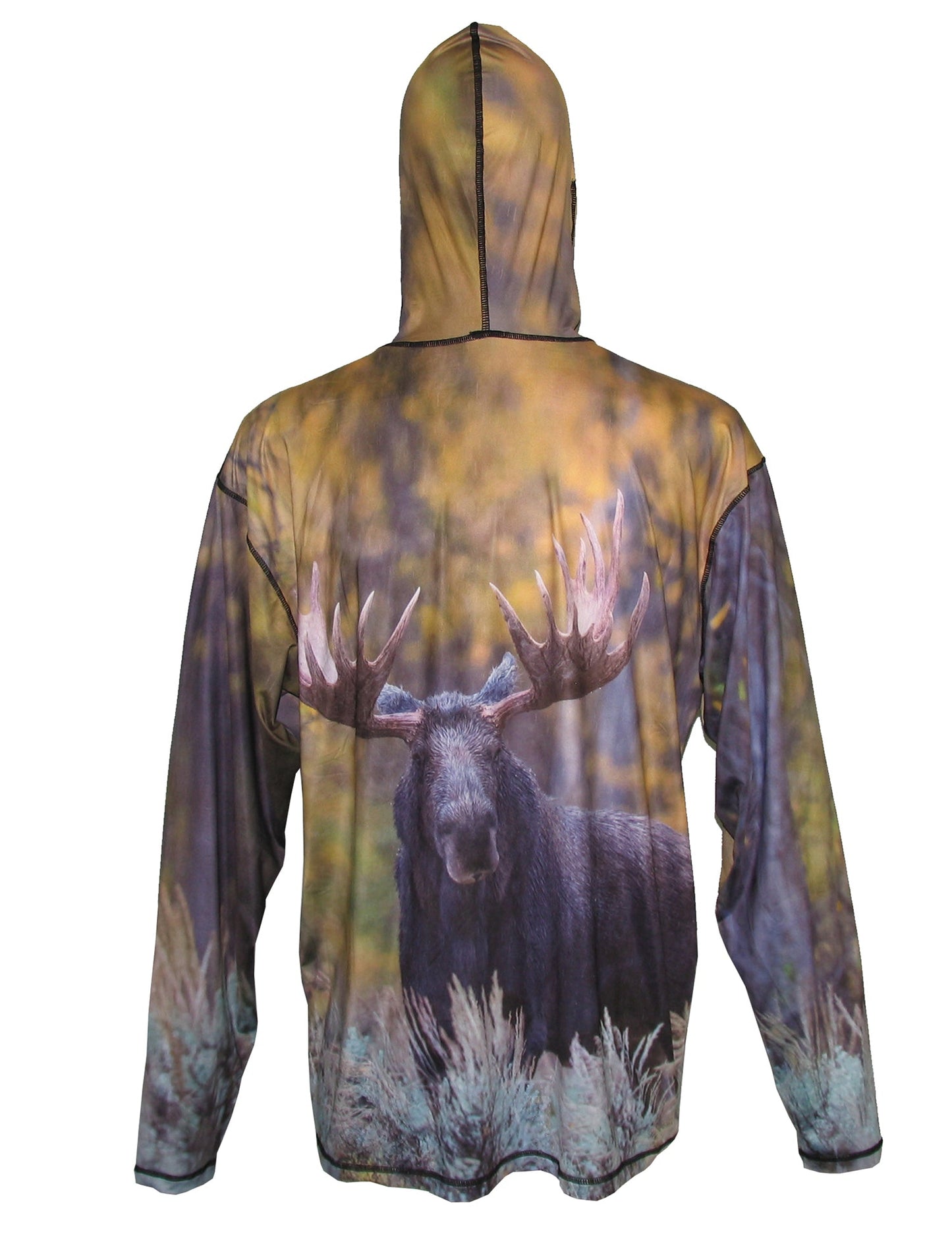 Bull Moose Sun Protective Wildlife Graphic Hoodie