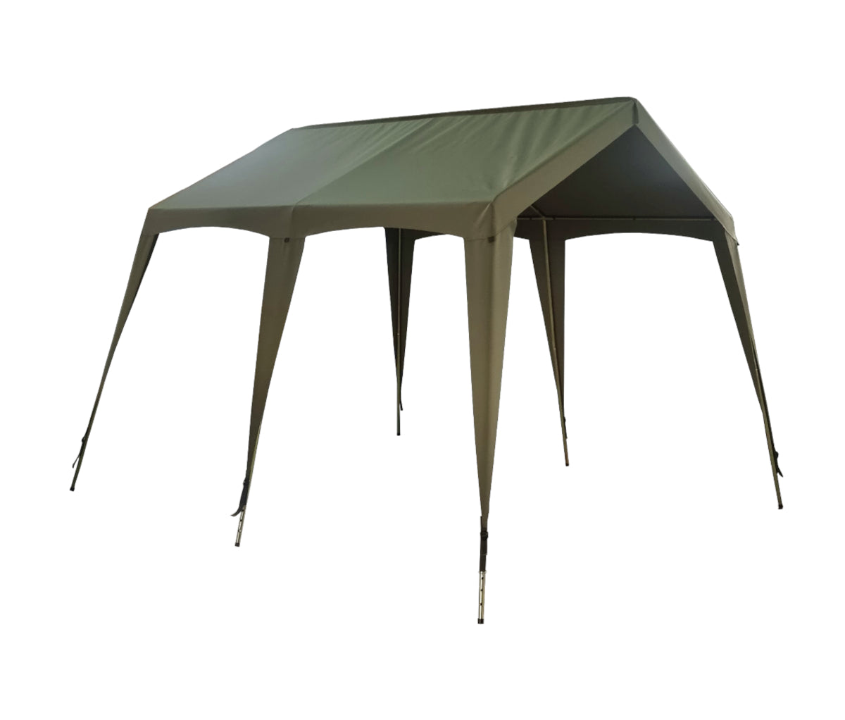 FVELDT Bush Gazebo | 3x3m Canvas Camping Gazebo