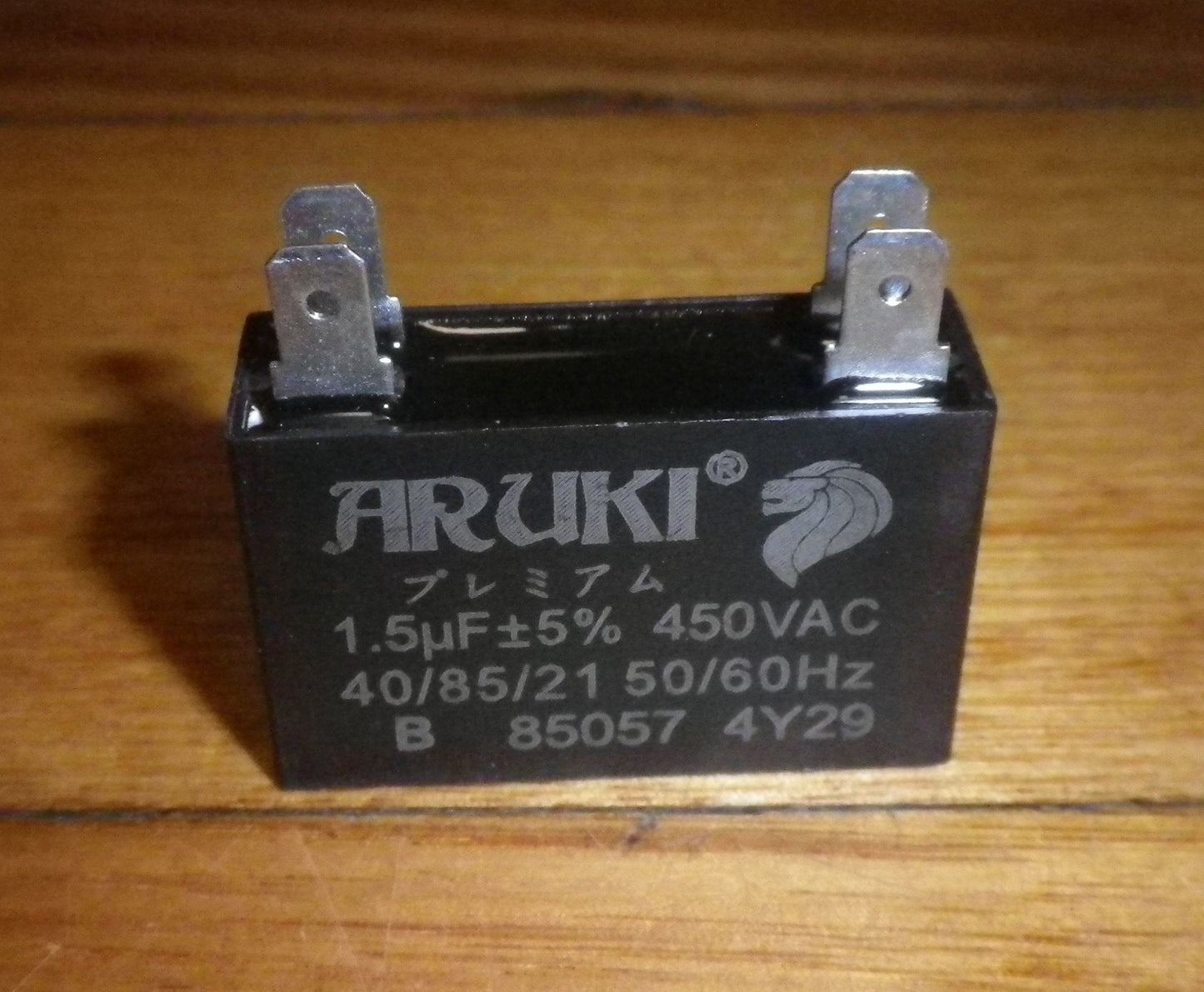 1.5uF 450Volt Motor Start/Run Capacitor - Part # CAC001.5