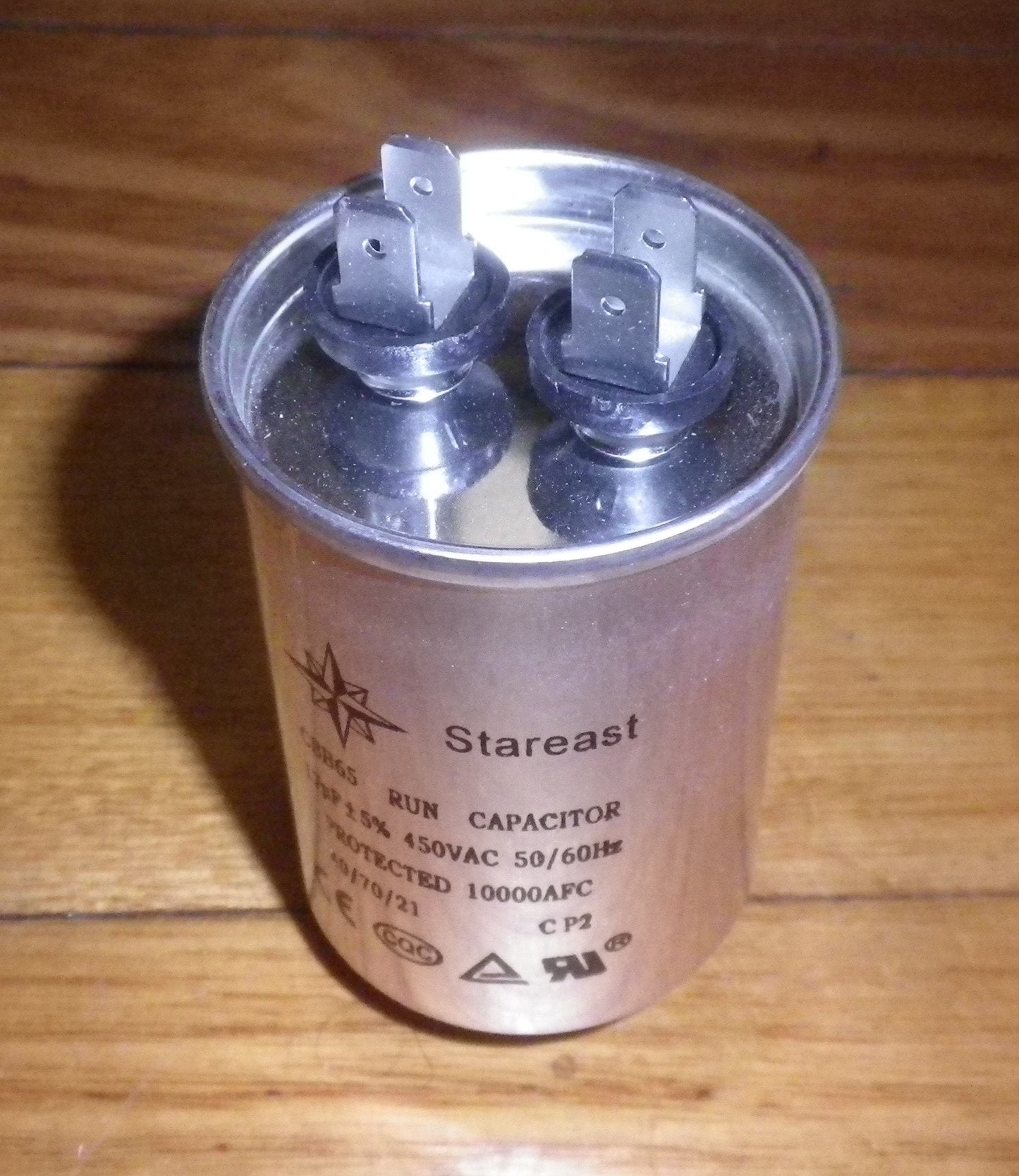 17uF 450Volt Motor Start Run Capacitor with Metal Body - CAP017A