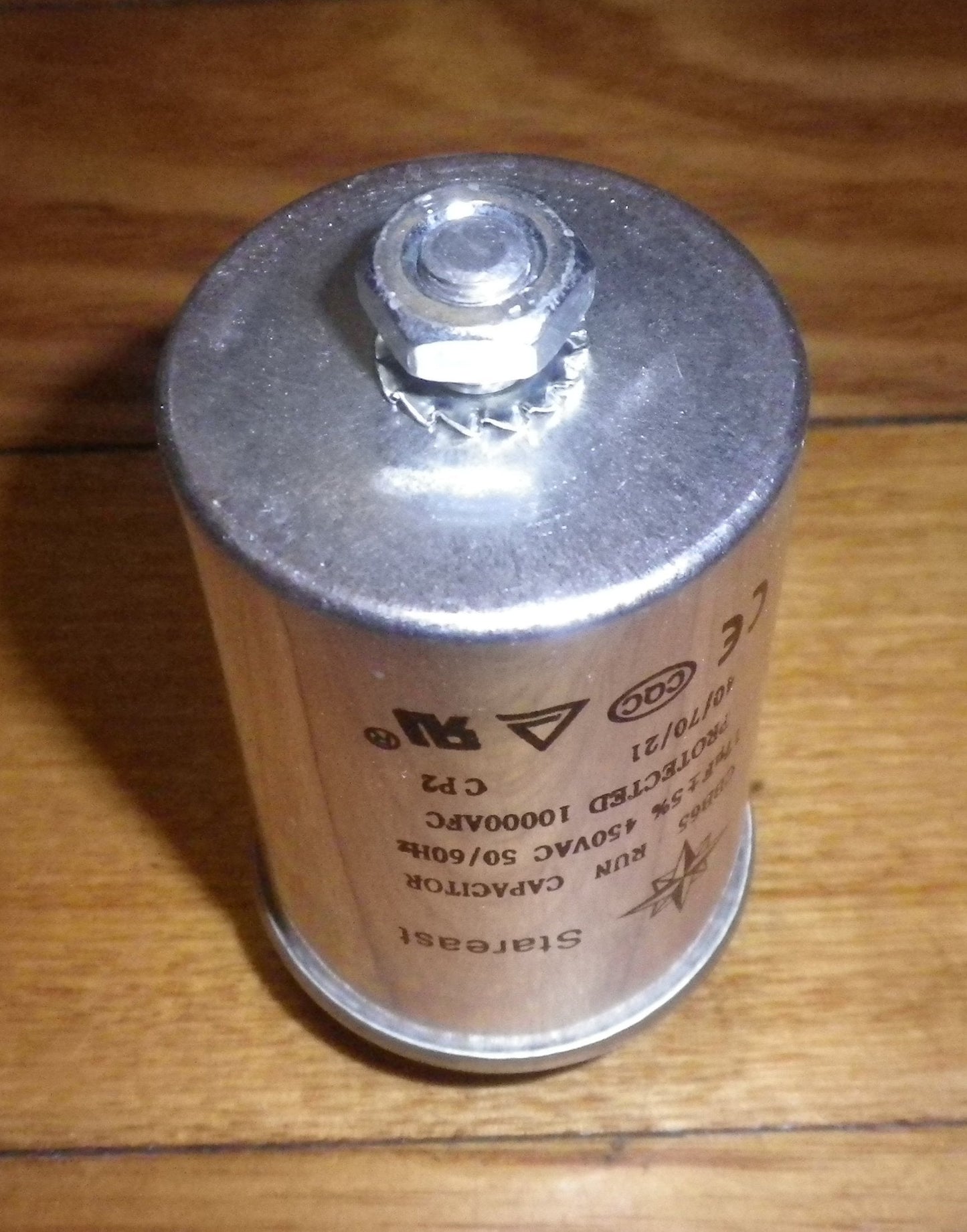 17uF 450Volt Motor Start Run Capacitor with Metal Body - CAP017A