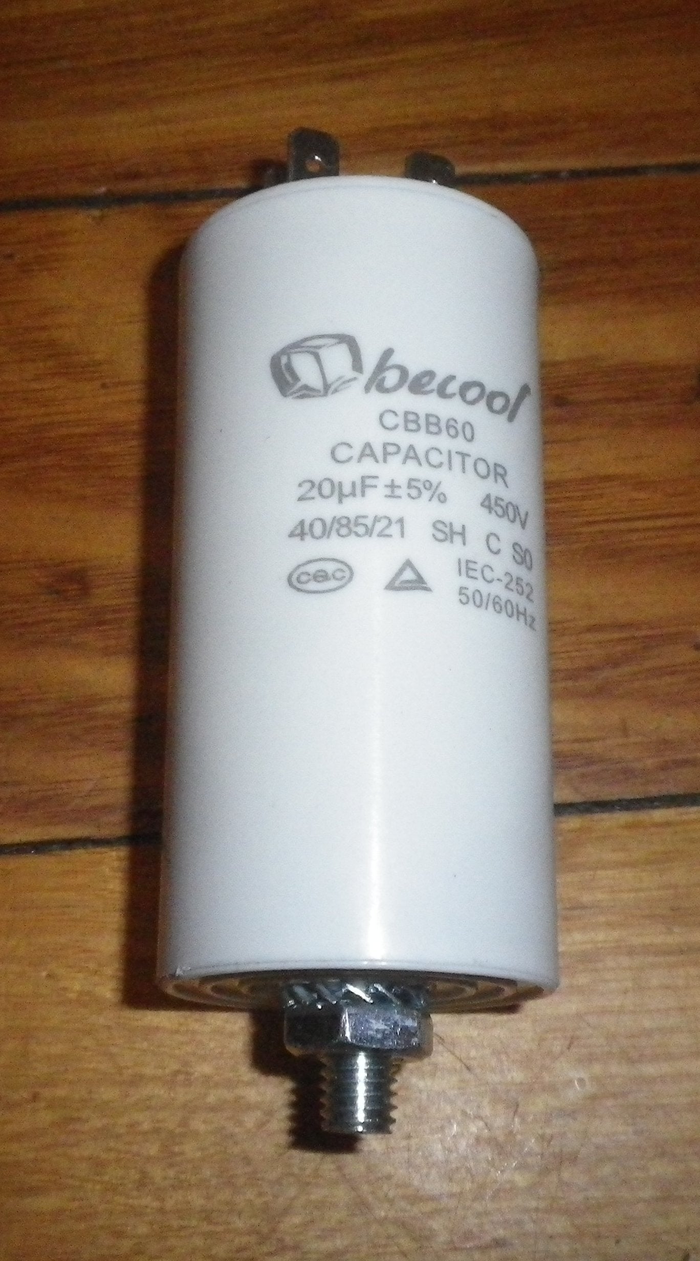 20uF  450Volt Motor Start Capacitor - Part # CAP020ASP