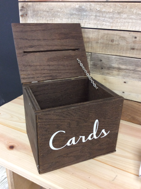 Wooden Card Box