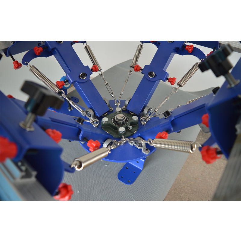 4 Color 1 Station Screen Printing Machine