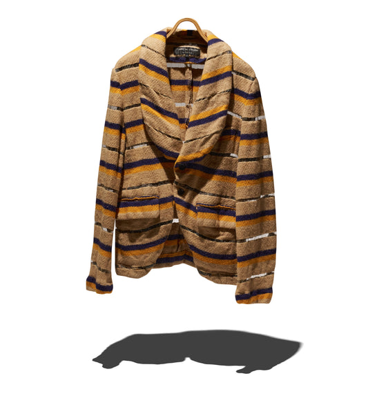 2004 F/W - "Lost Englishman" Frizzy Shawl Collar Jacket (M63)