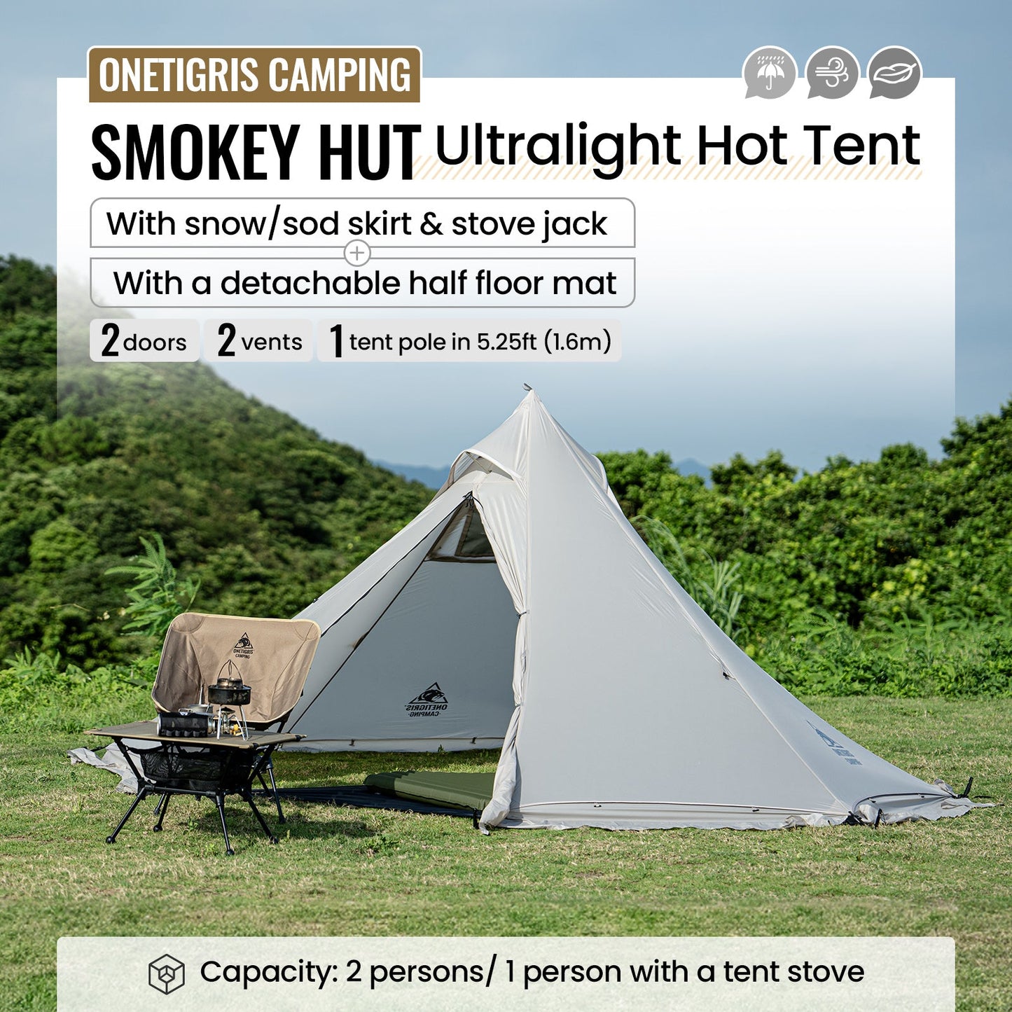 SMOKEY HUT Hot Tent
