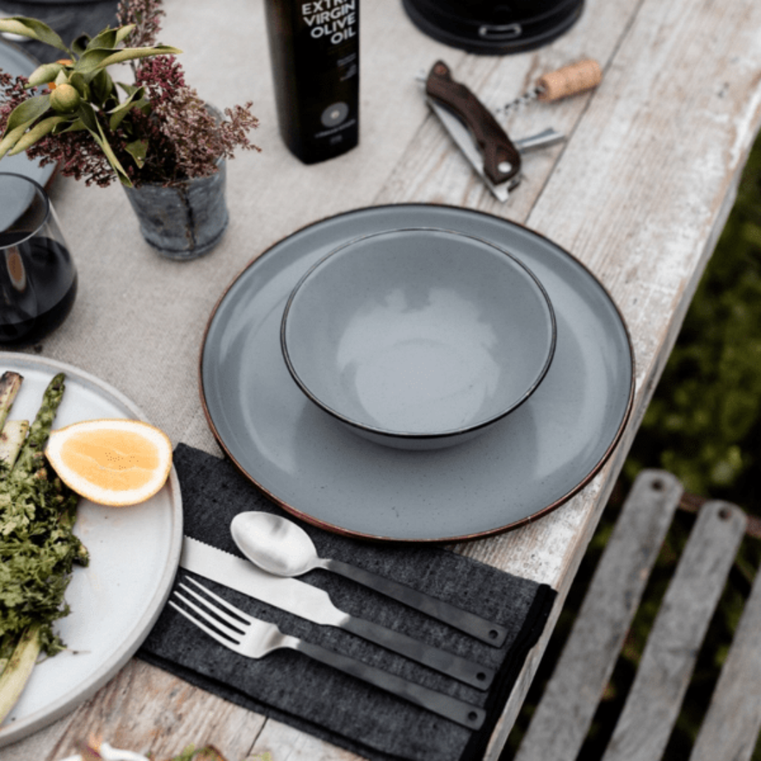 Barebones Enamel Bowl - Set of 2