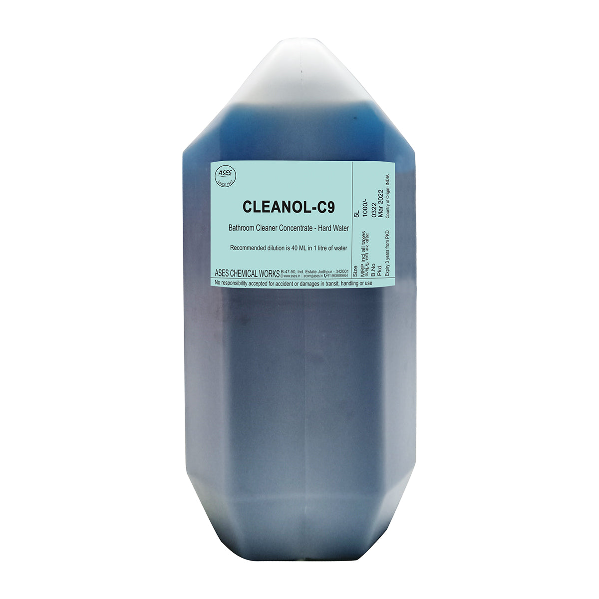 Cleanol C9 Bathroom Cleaner Hard Water
