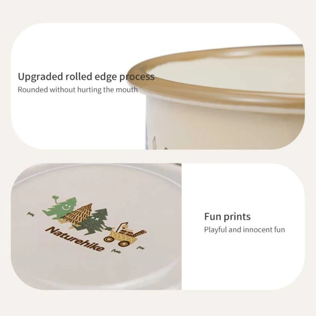 Naturehike Children Enamel Tableware