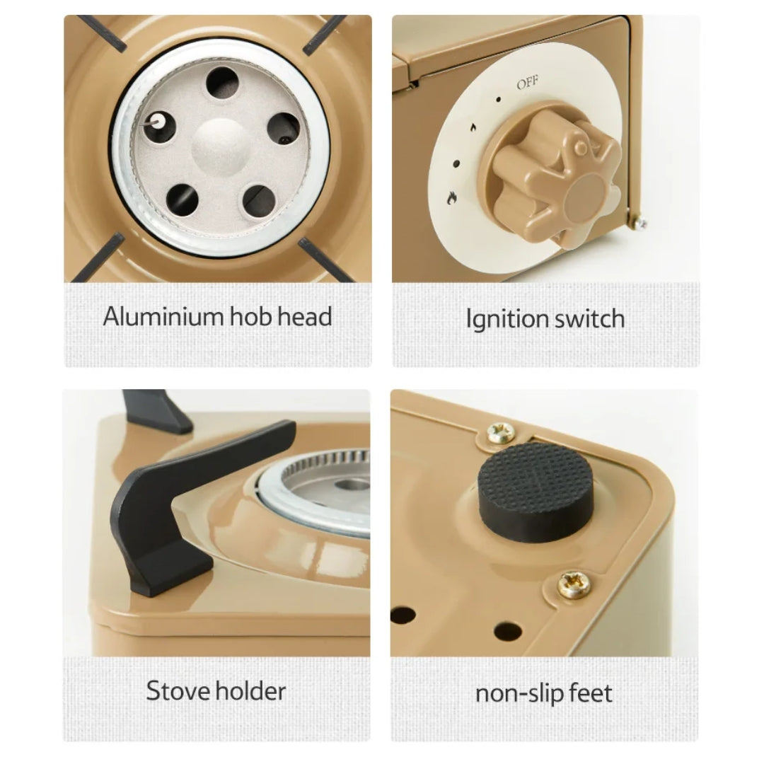 Naturehike Mini Cassette Furnace Stove Brown