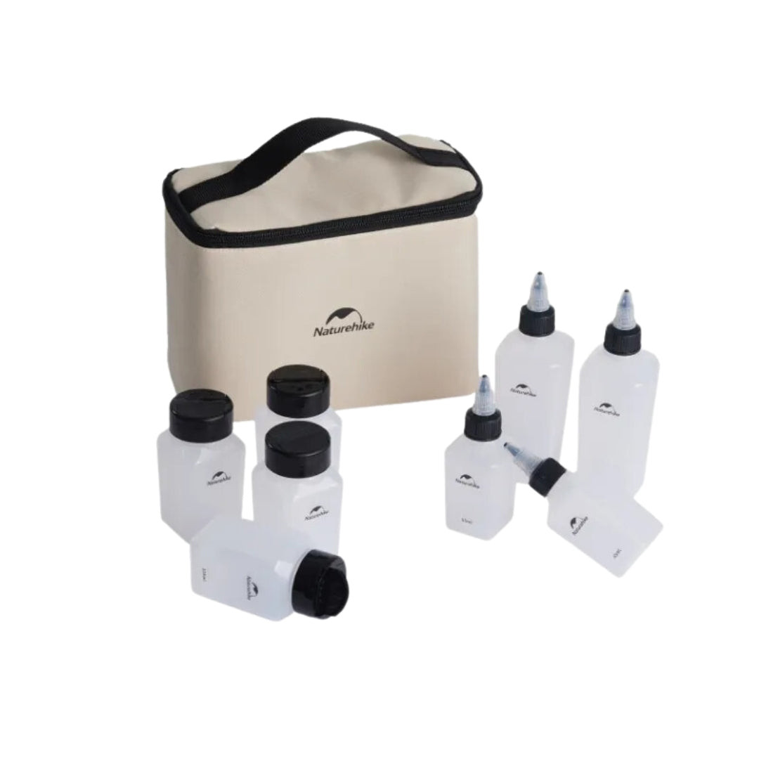 Naturehike Portable Seasoning Bottle Set 8 in 1