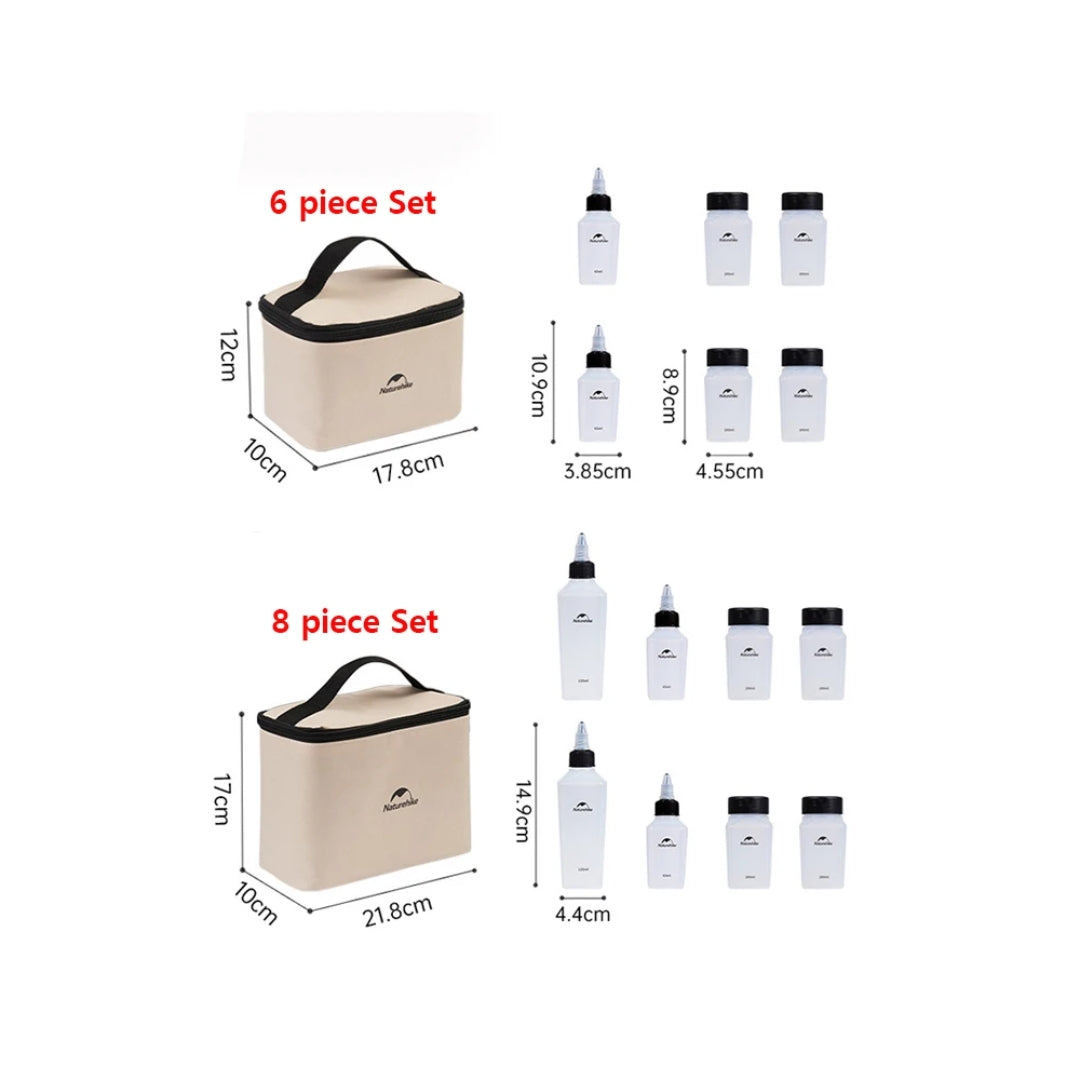 Naturehike Portable Seasoning Bottle Set 8 in 1
