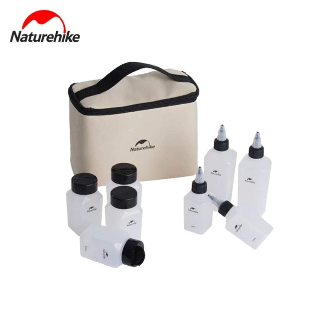 Naturehike Portable Seasoning Bottle Set 8 in 1