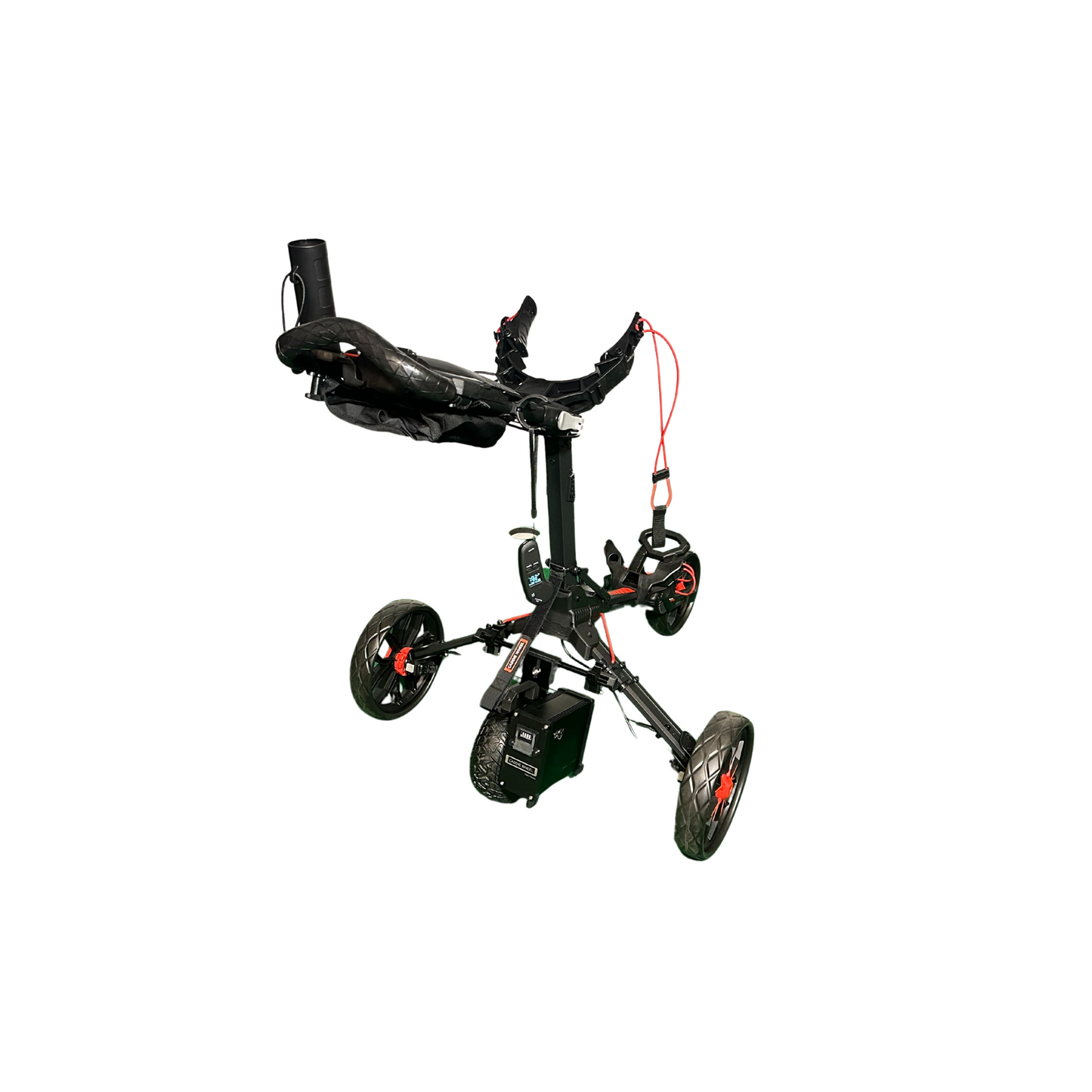 Caddie Wheel + Bag Boy Nitron Auto-Open Push Cart Bundle