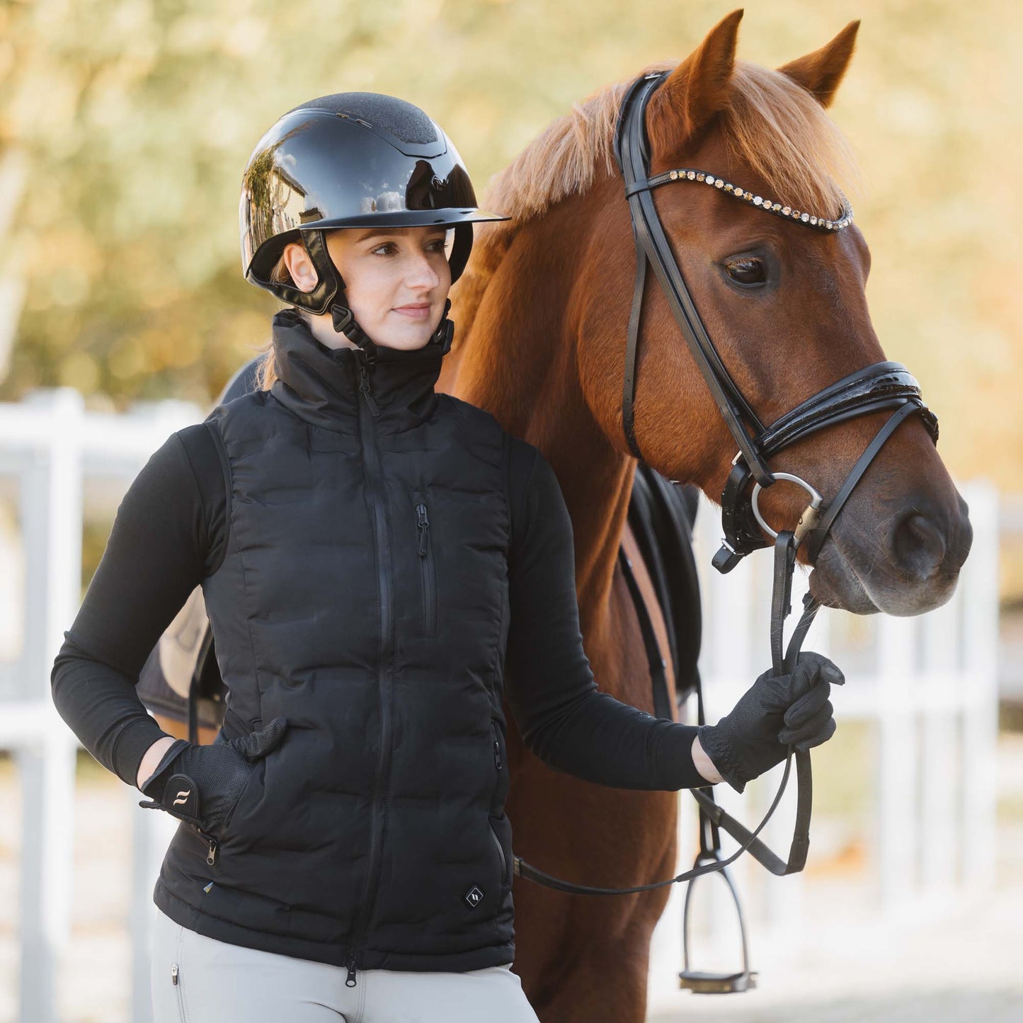 Caracas Glossy Riding Helmet