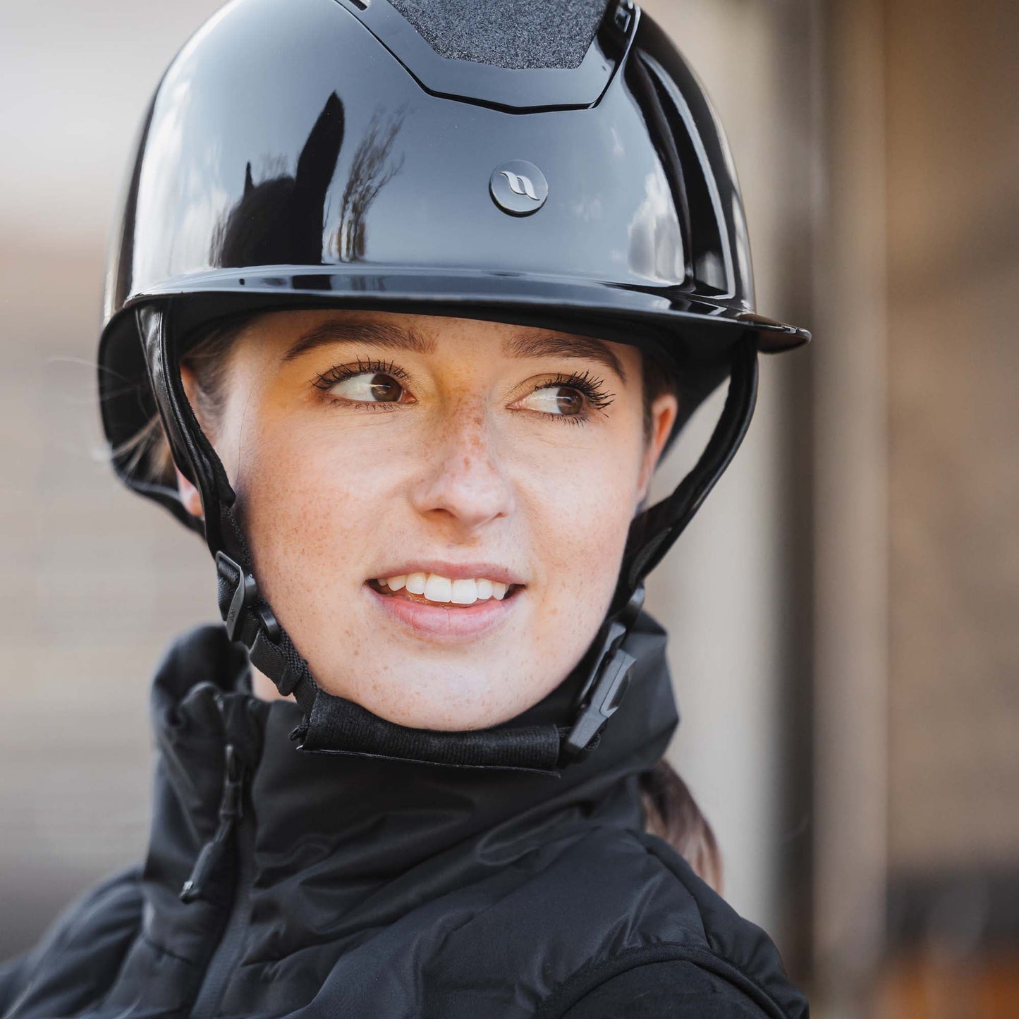 Caracas Glossy Riding Helmet