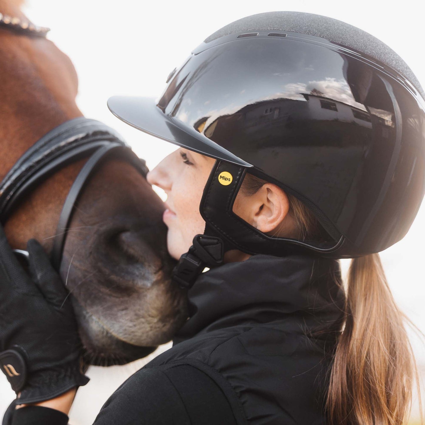 Caracas Glossy Riding Helmet