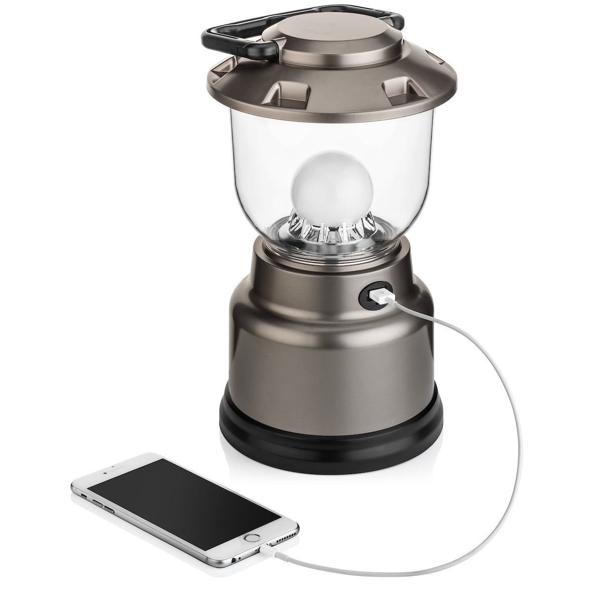 Large LED Camping Lantern w/ Charging Port