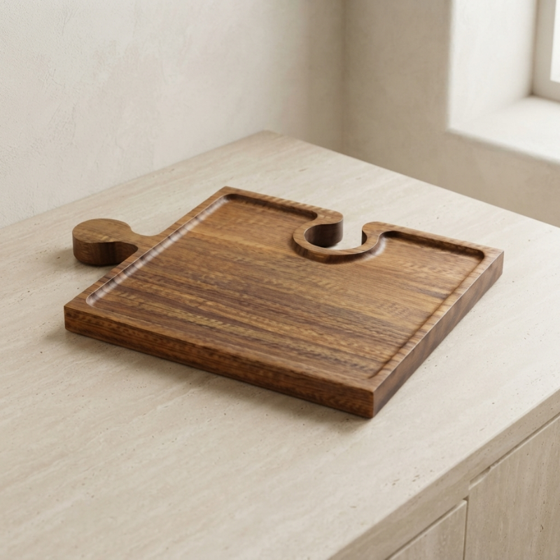 Charcuterie Board Set Interlocking Serving Trays