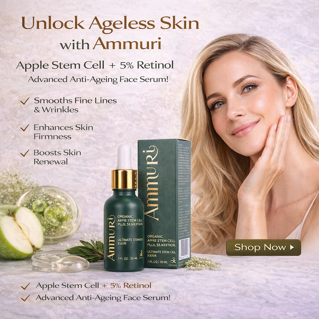 Apple Stem Cell Retinol 5 Serum – Anti-Ageing & Skin Renewal 30ml