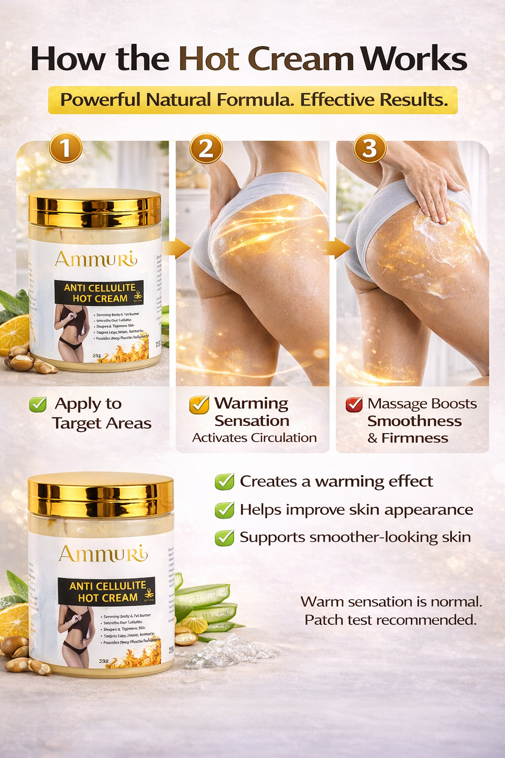 Ammuri Natural Firming Hot Cream - Anti-Cellulite