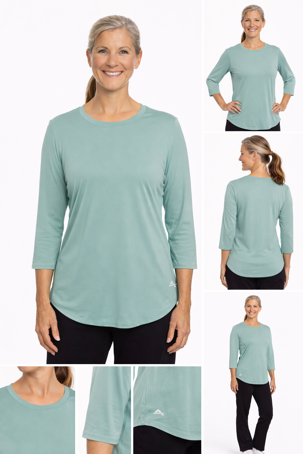 Women's Cooling 3/4 Sleeve T-Shirt - CLOSEOUT