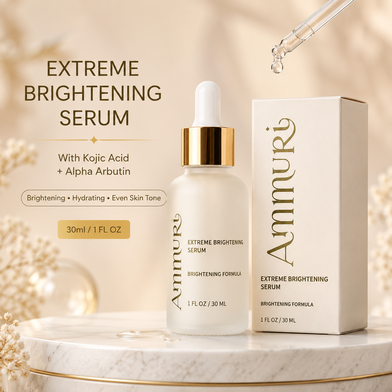 Ammuri Extreme Brightening Serum 30ml | Dark Spot & Radiance Serum