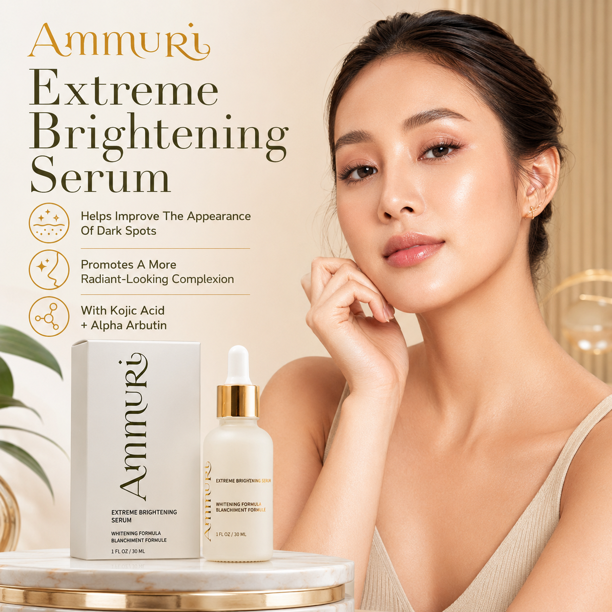 Ammuri Extreme Brightening Serum 30ml | Dark Spot & Radiance Serum