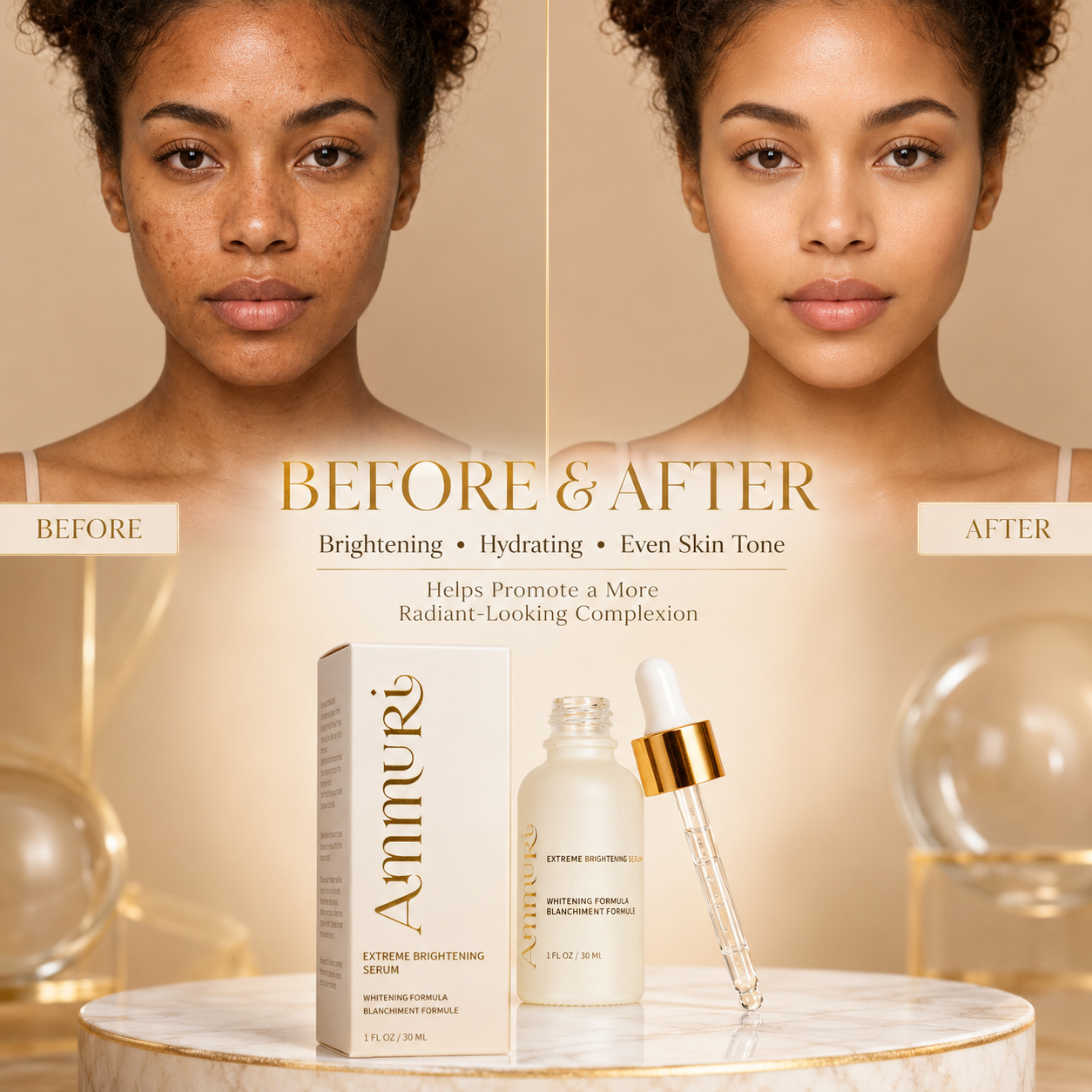 Ammuri Extreme Brightening Serum 30ml | Dark Spot & Radiance Serum