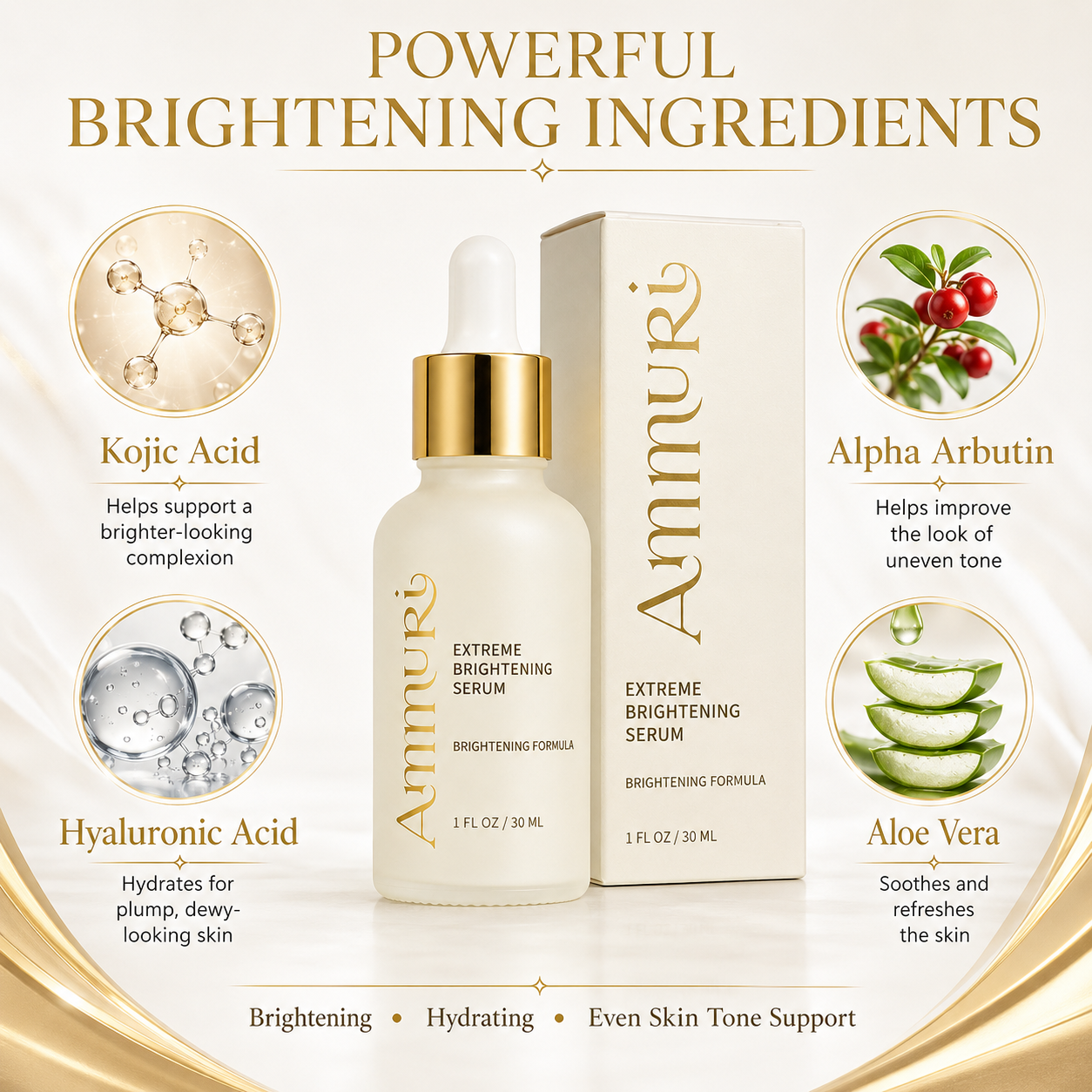 Ammuri Extreme Brightening Serum 30ml | Dark Spot & Radiance Serum
