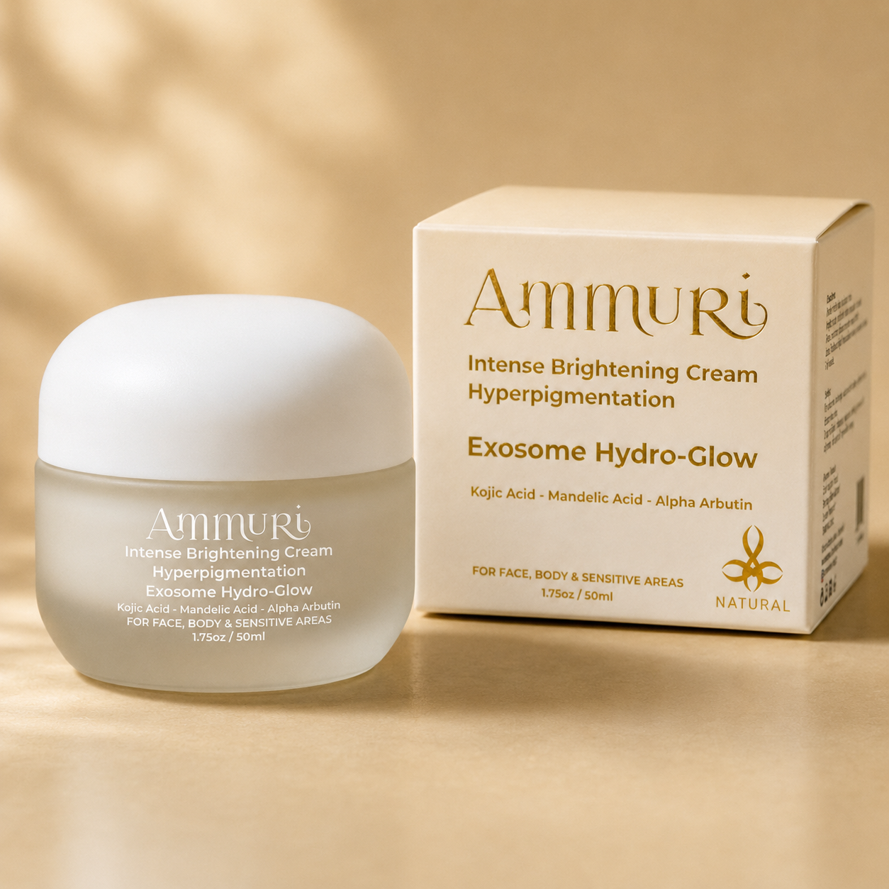 Ammuri Intense Brightening Exosome Hydro-Glow Cream - Dark Spot Corrector