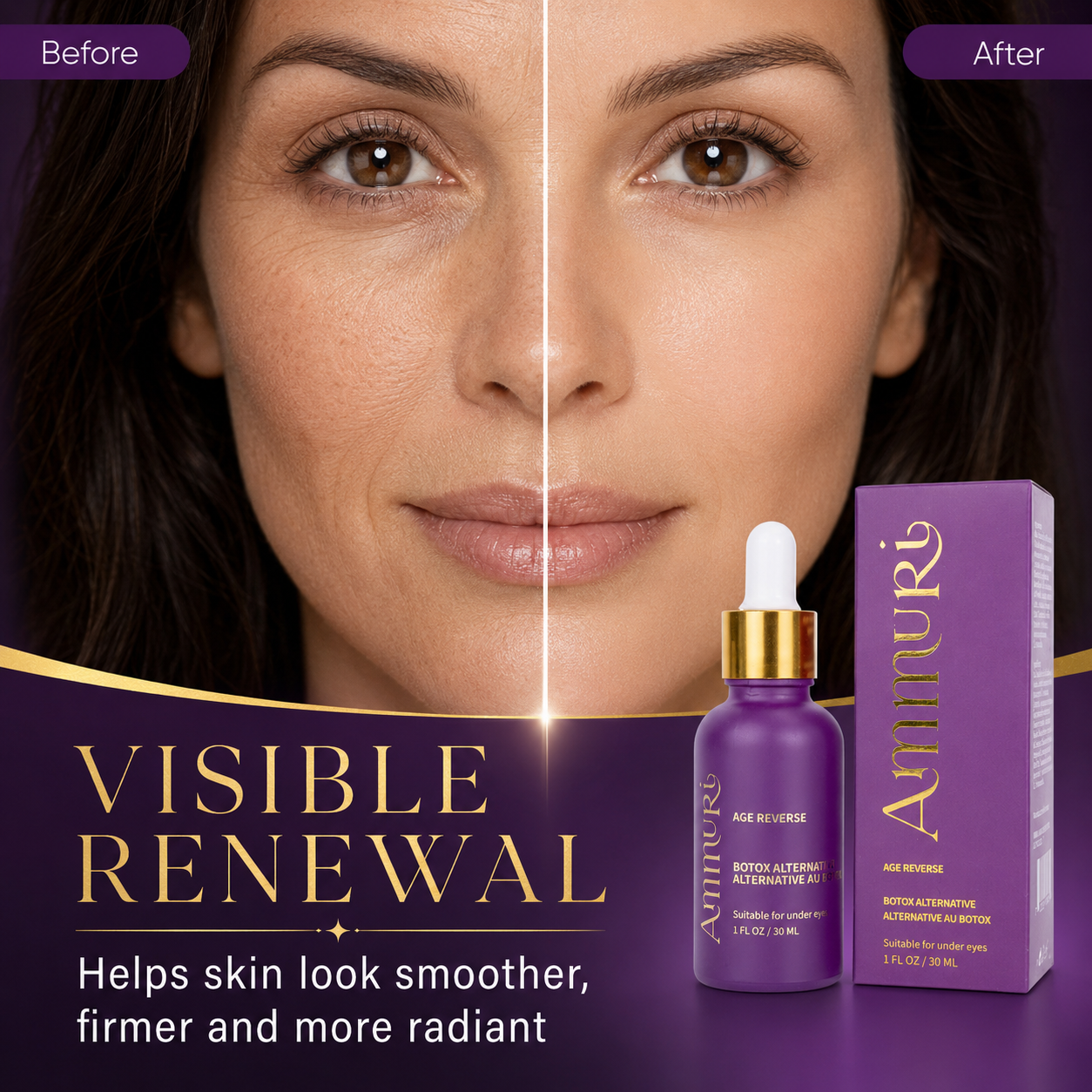 Ammuri Age Reverse Peptide Serum for Fine Lines & Wrinkles