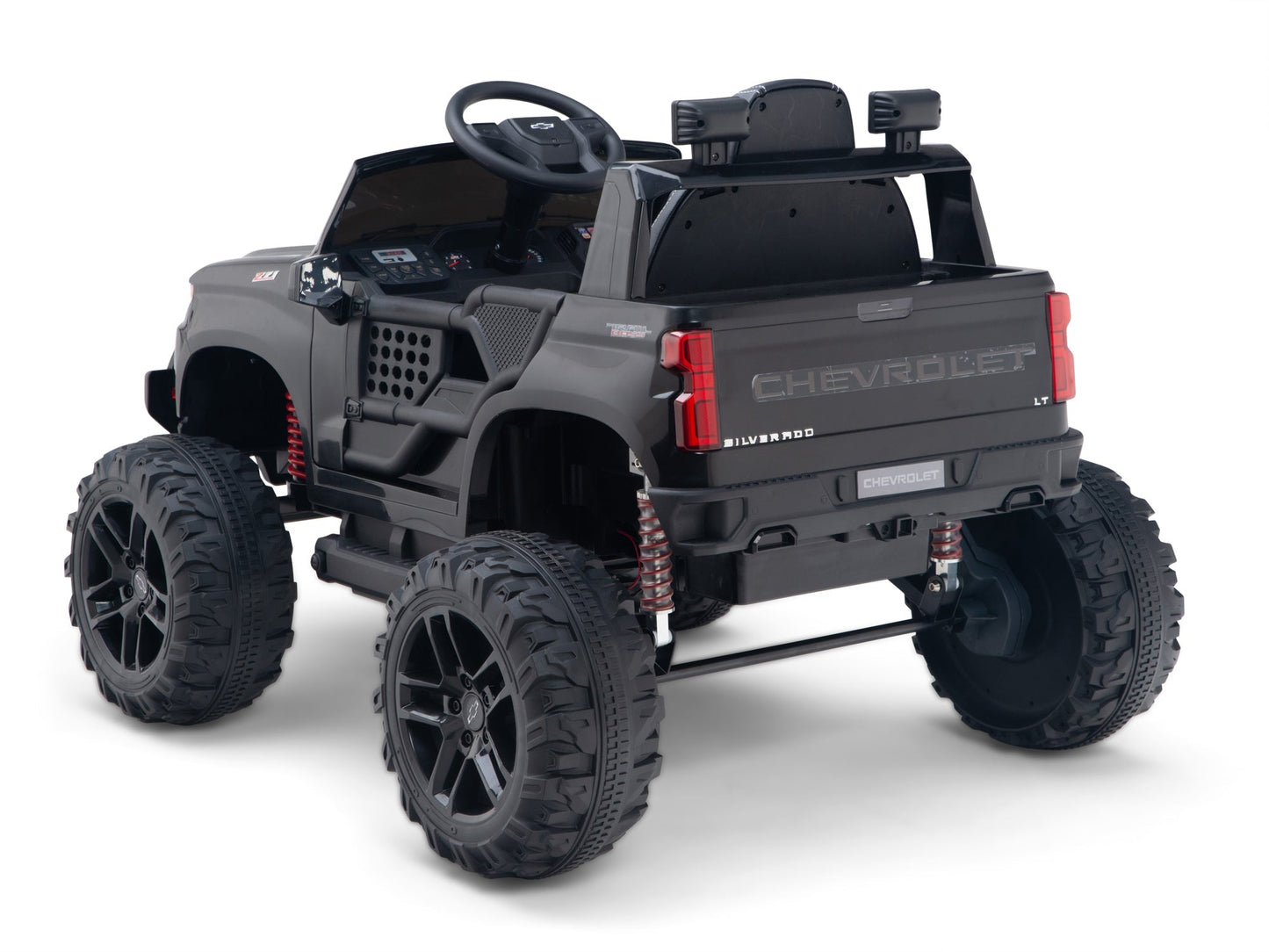 Magic Cars Chevy Silverado Monster Pickup Truck Ride On Toy Truck For Children Wireless Parental Control