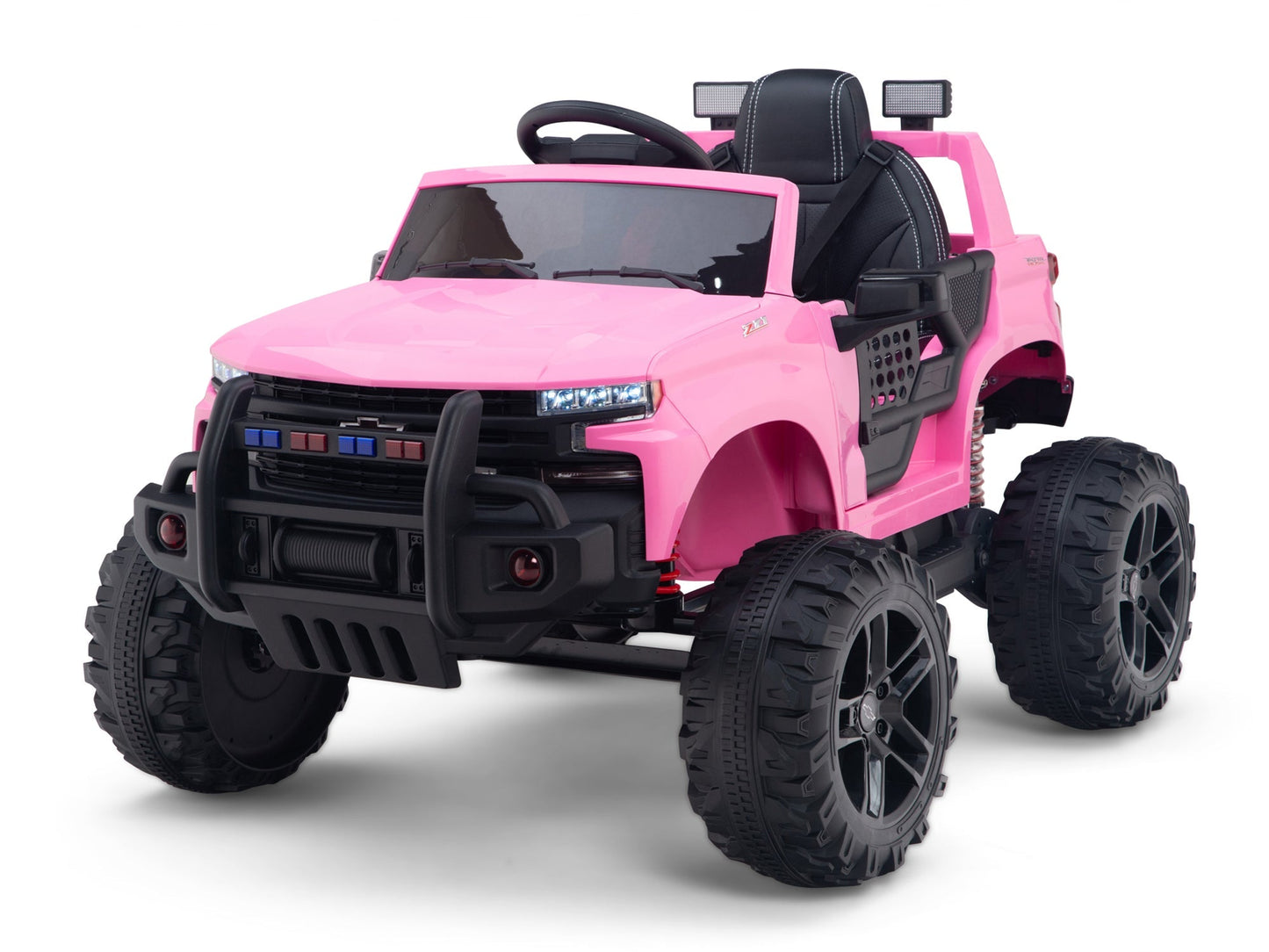 Magic Cars Chevy Silverado Monster Pickup Truck Ride On Toy Truck For Children Wireless Parental Control