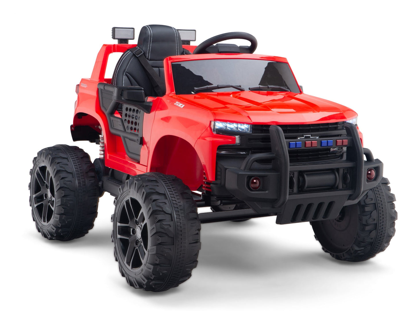 Magic Cars Chevy Silverado Monster Pickup Truck Ride On Toy Truck For Children Wireless Parental Control