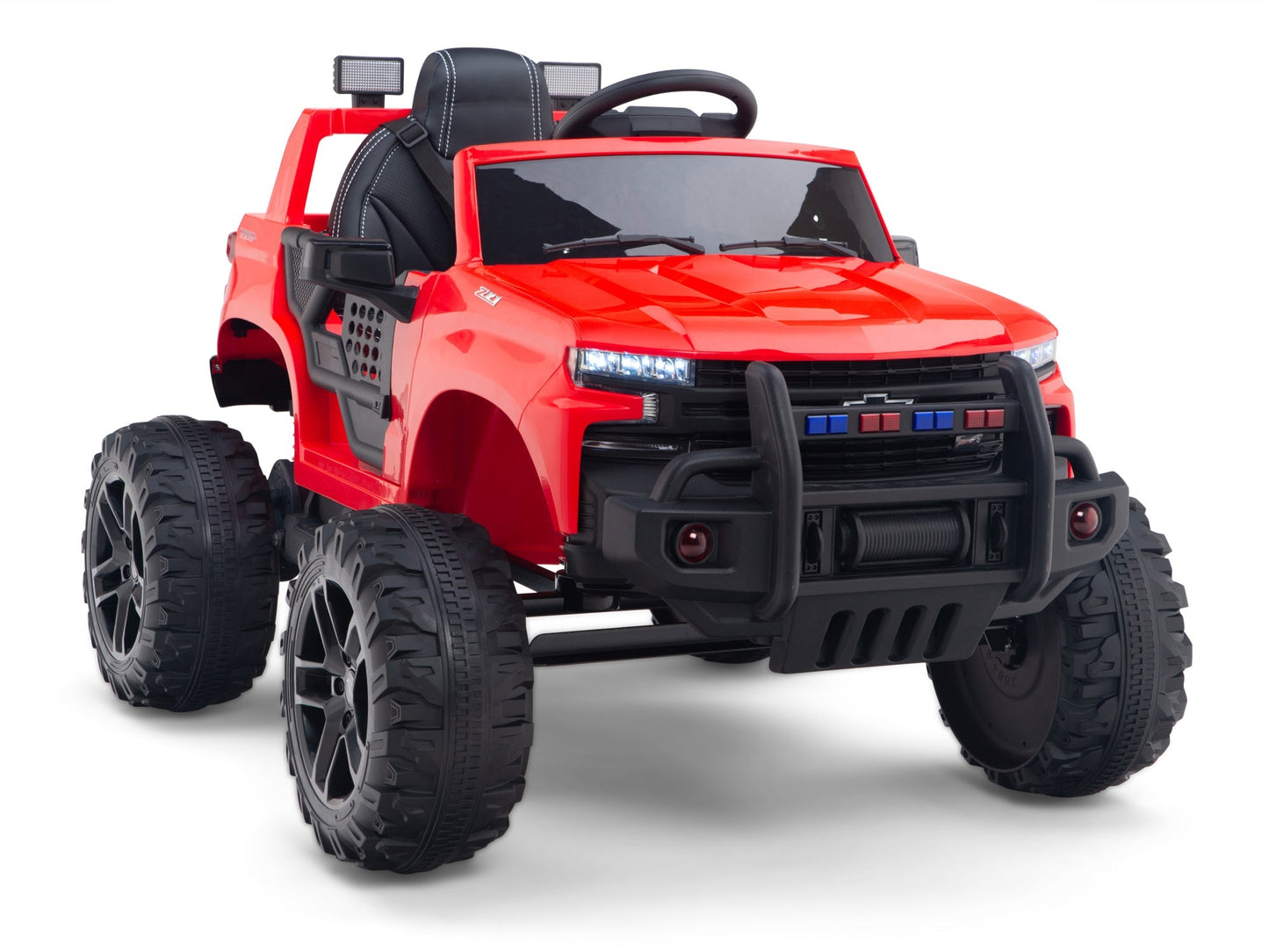 Magic Cars Chevy Silverado Monster Pickup Truck Ride On Toy Truck For Children Wireless Parental Control